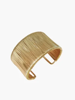 COMMENSE Ribbed Wire Cuff Bracelet* Rings & Bracelets|Accessories