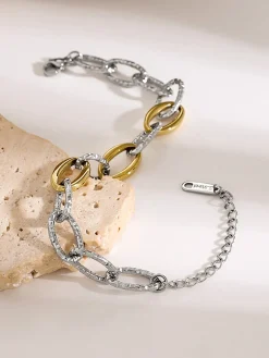 COMMENSE Golden & Link Bracelet* Rings & Bracelets|Accessories