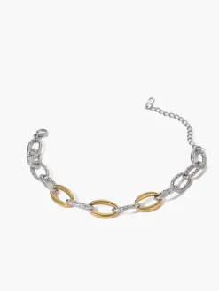 COMMENSE Golden & Link  Bracelet* Rings & Bracelets|Accessories