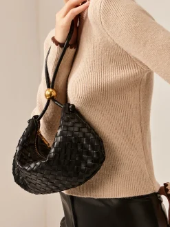 COMMENSE Golden Ball Woven Zipper Dumpling Bag* Bags|Accessories
