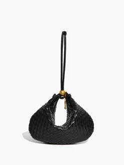 COMMENSE Golden Ball Woven Zipper Dumpling Bag* Bags|Accessories