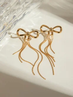 COMMENSE Bow Earrings* Earrings|Accessories