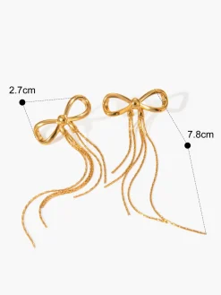 COMMENSE Bow Earrings* Earrings|Accessories