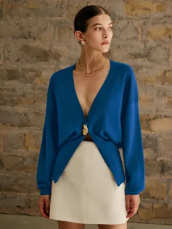 COMMENSE Golden Button Plain Cardigan* Cardigans|Sweaters & Cardigans