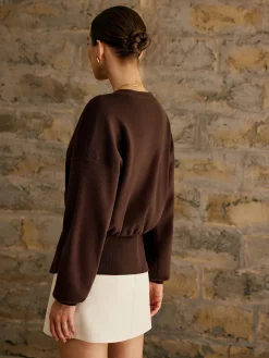 COMMENSE Golden Button Plain Cardigan* Cardigans|Sweaters & Cardigans