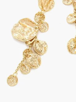 COMMENSE en Disc Pendant Tassel Earrings* Earrings|Accessories