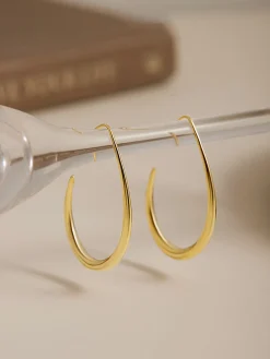 COMMENSE Fluid Hoop Earrings* Earrings|Accessories