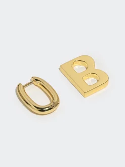 COMMENSE en Hoop B-Letter Pendant Earrings* Earrings|Accessories