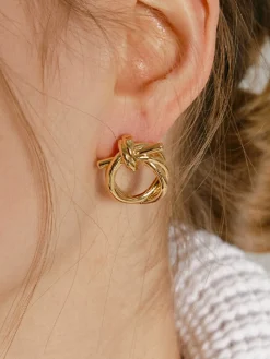 COMMENSE Knotted Earrings* Earrings|Accessories