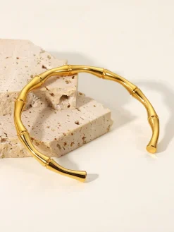 COMMENSE Open Bamboo Bracelet* Rings & Bracelets|Accessories