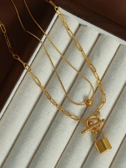 COMMENSE Padlock Necklace* Necklaces|Accessories