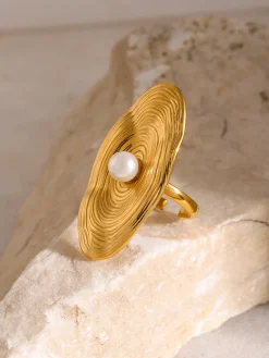 COMMENSE Pearl Ring* Rings & Bracelets|Accessories
