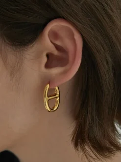 COMMENSE en Pig Nose Earrings* Earrings|Accessories