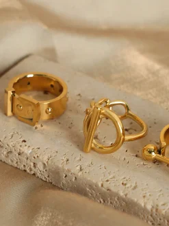 COMMENSE Ring With Buckle* Rings & Bracelets|Accessories