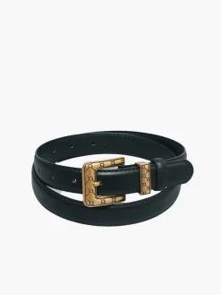 COMMENSE Golden Square Buckle Belt* Belts & Chain|Accessories