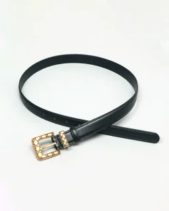 COMMENSE Golden Square Buckle Belt* Belts & Chain|Accessories