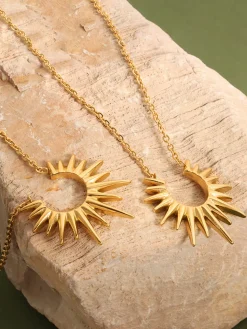 COMMENSE en Sunburst Pendant Necklace* Necklaces|Accessories