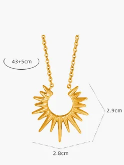COMMENSE en Sunburst Pendant Necklace* Necklaces|Accessories