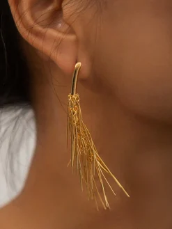 COMMENSE en Tassel Stud Earrings* Earrings|Accessories
