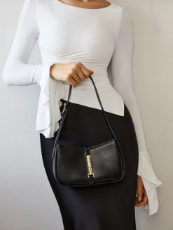 COMMENSE Golden Wist Lock Shoulder Bag* Bags|Accessories