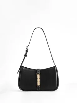 COMMENSE Golden Wist Lock Shoulder Bag* Bags|Accessories