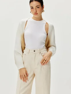 COMMENSE Gradient Knit Outerwear* Sweater Tops|Outerwear