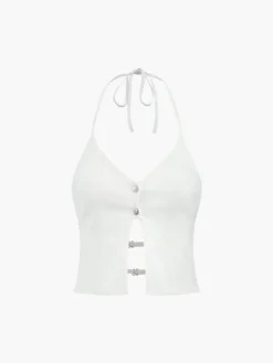 COMMENSE Halter Backless Cami Top* Tank Tops & Camis|Tops