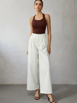COMMENSE Halter Backless Tank Top* Tank Tops & Camis|Tops