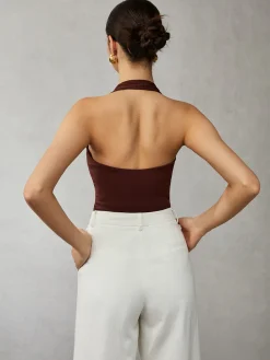 COMMENSE Halter Backless Tank Top* Tank Tops & Camis|Tops