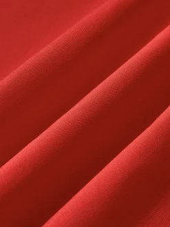 COMMENSE Halter Sweetheart Pleated Midi Dress* Cocktail & Party Dresses|Summer Dresses