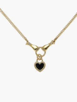 COMMENSE Hands Heart Pendant Necklace* Necklaces|Accessories
