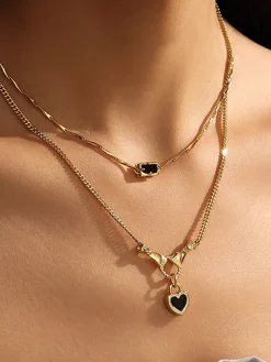 COMMENSE Hands Heart Pendant Necklace* Necklaces|Accessories