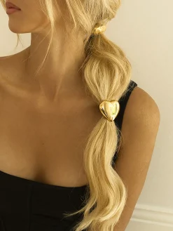 COMMENSE Heart Metal Hair Tie* Hair Claws & Hats|Accessories