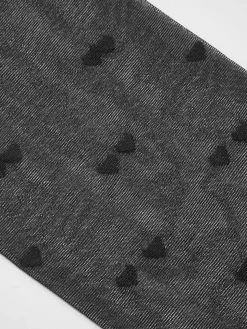 COMMENSE Heart-Pattern Sheer Tights* Socks & Tights|Accessories
