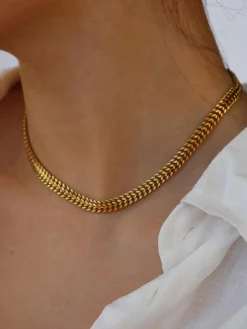COMMENSE Herringbone Necklace* Necklaces|Accessories