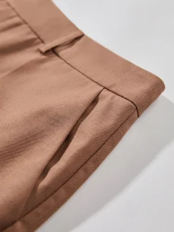 COMMENSE High Waisted Cropped Skinny Straight Leg Trousers* Pants|Bottoms
