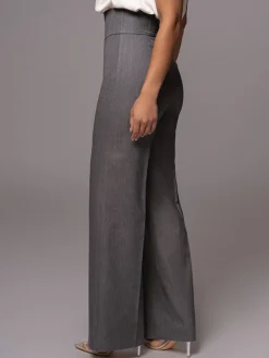 COMMENSE High Waistline Straight Leg Pants* Pants|Bottoms