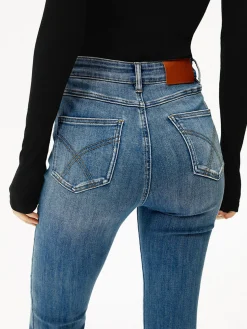 COMMENSE High-Waist Denim Bootcut Jeans* Jeans|Pants