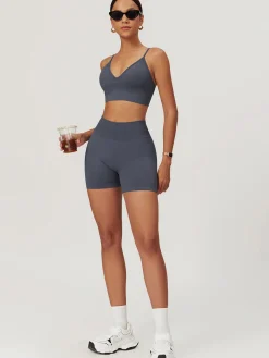 COMMENSE Hip-Lifting Yoga Shorts Set* Shorts|Activewear