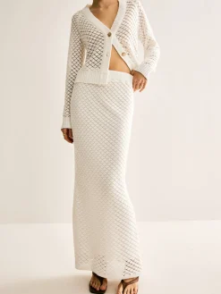 COMMENSE Hollow Lined Maxi Skirt Set* Skirt Sets|Long Sleeve Sets