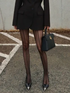 COMMENSE Hollow Sheer Soft Touch Tights* Socks & Tights|Accessories