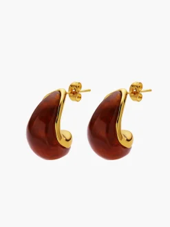 COMMENSE Honey Drop Stud Earrings* Earrings|Accessories