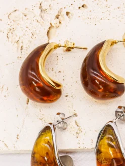 COMMENSE Honey Drop Stud Earrings* Earrings|Accessories