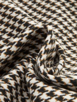 COMMENSE Houndstooth Split Blazer With Belt* Outerwear|Blazers