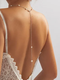 COMMENSE Imitation Pearl Tassel Necklace* Necklaces|Accessories