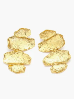 COMMENSE Irregular en Leaves Drop Earrings* Earrings|Accessories