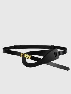 COMMENSE Irregular Hollow Leather Belt* Belts & Chain|Accessories