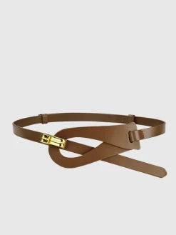 COMMENSE Irregular Hollow Leather Belt* Belts & Chain|Accessories