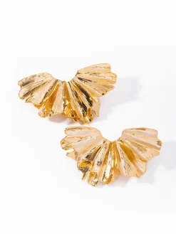 COMMENSE Irregular Leave Drop Earrings* Earrings|Accessories