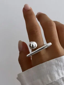 COMMENSE Irregular Minimalist Open Ring* Rings & Bracelets|Accessories
